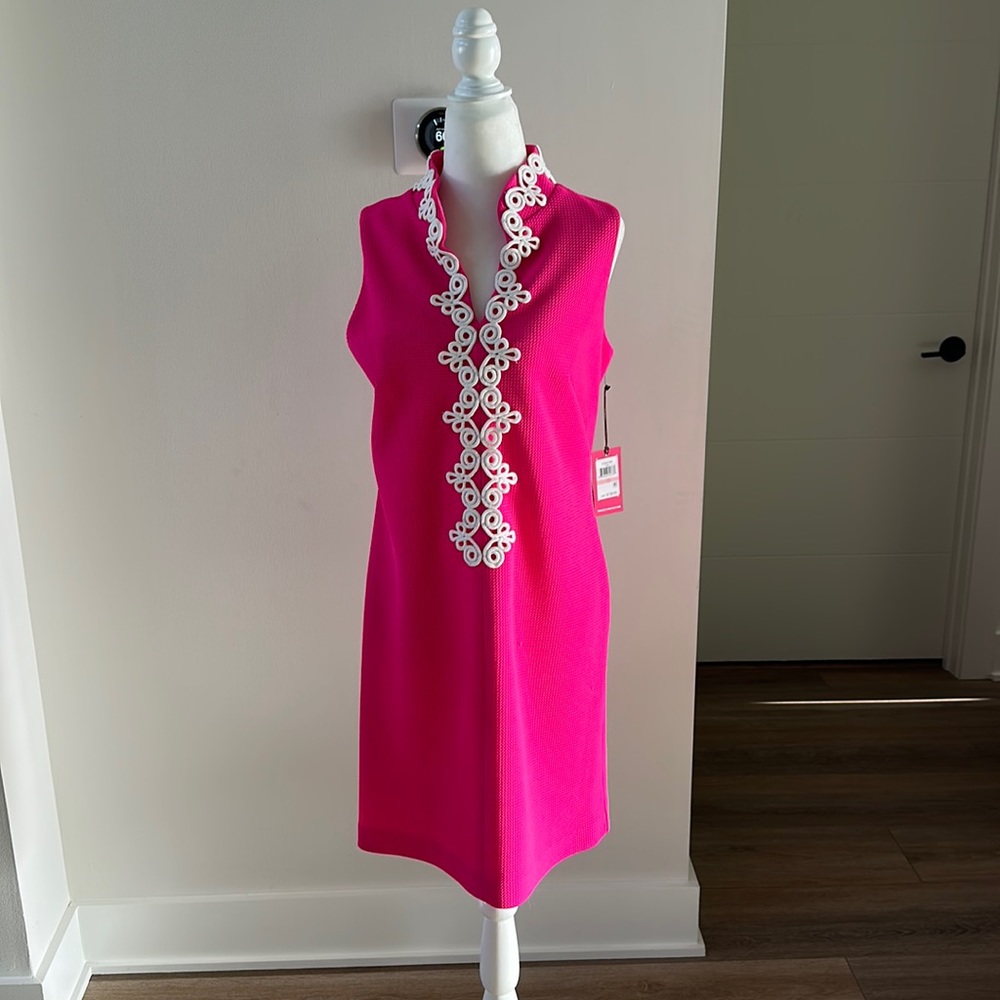 Vince Camuto Hot Pink Shift Dress NWT